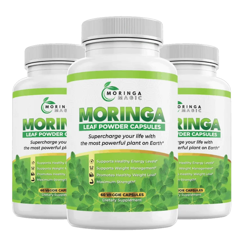 Moringa Magic supplement review product bottle